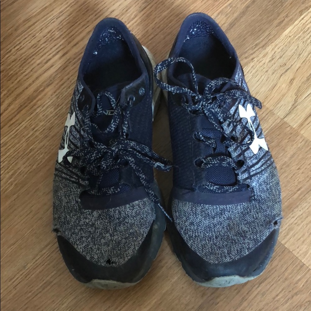 Heavily used under armour shoes